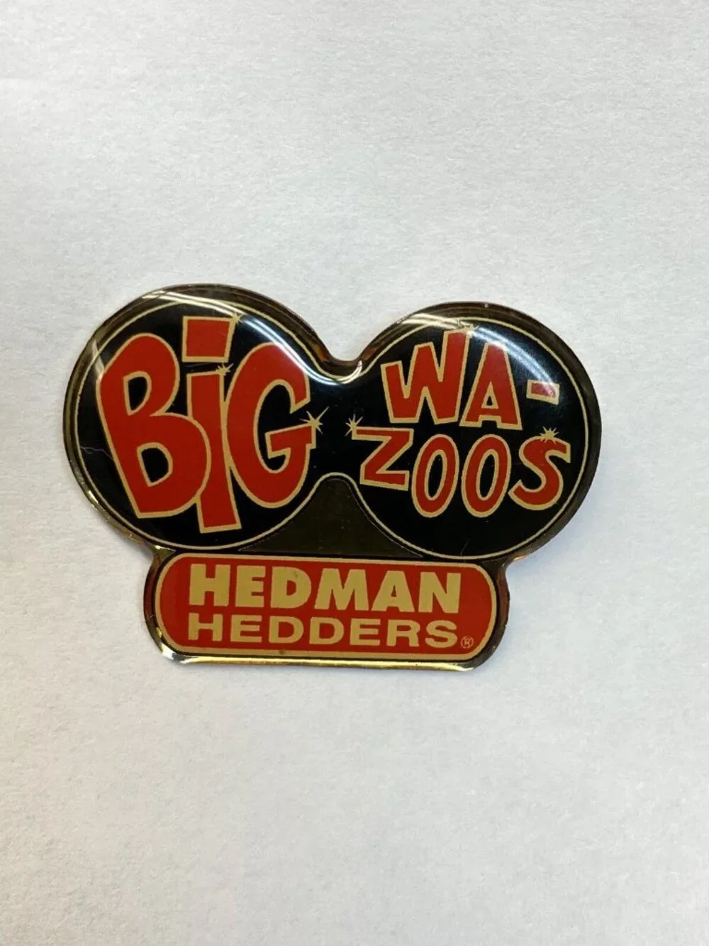 Hedman Hedders Big Wa Zoos Vintage 1990’s Pin
